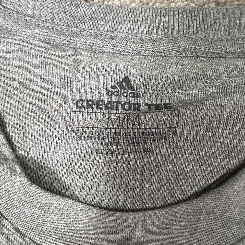 Adidas Mens Medium Gray Nashville‎ Predators NHL Hockey Creator SS T-Shirt NWT